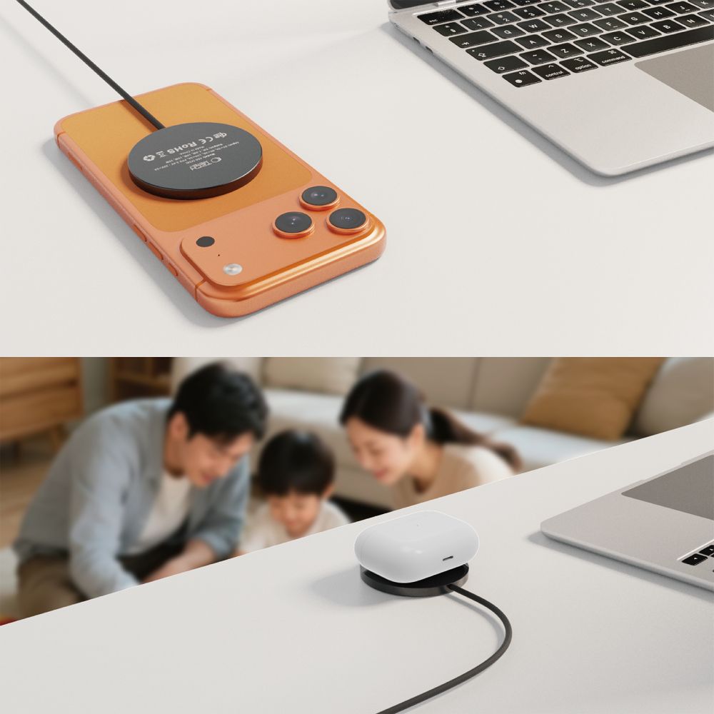 Tech-Protect Tech-Protect 25W Qi2.2 Trådlös Magnetisk MagSafe Laddare Svart - Teknikhallen.se