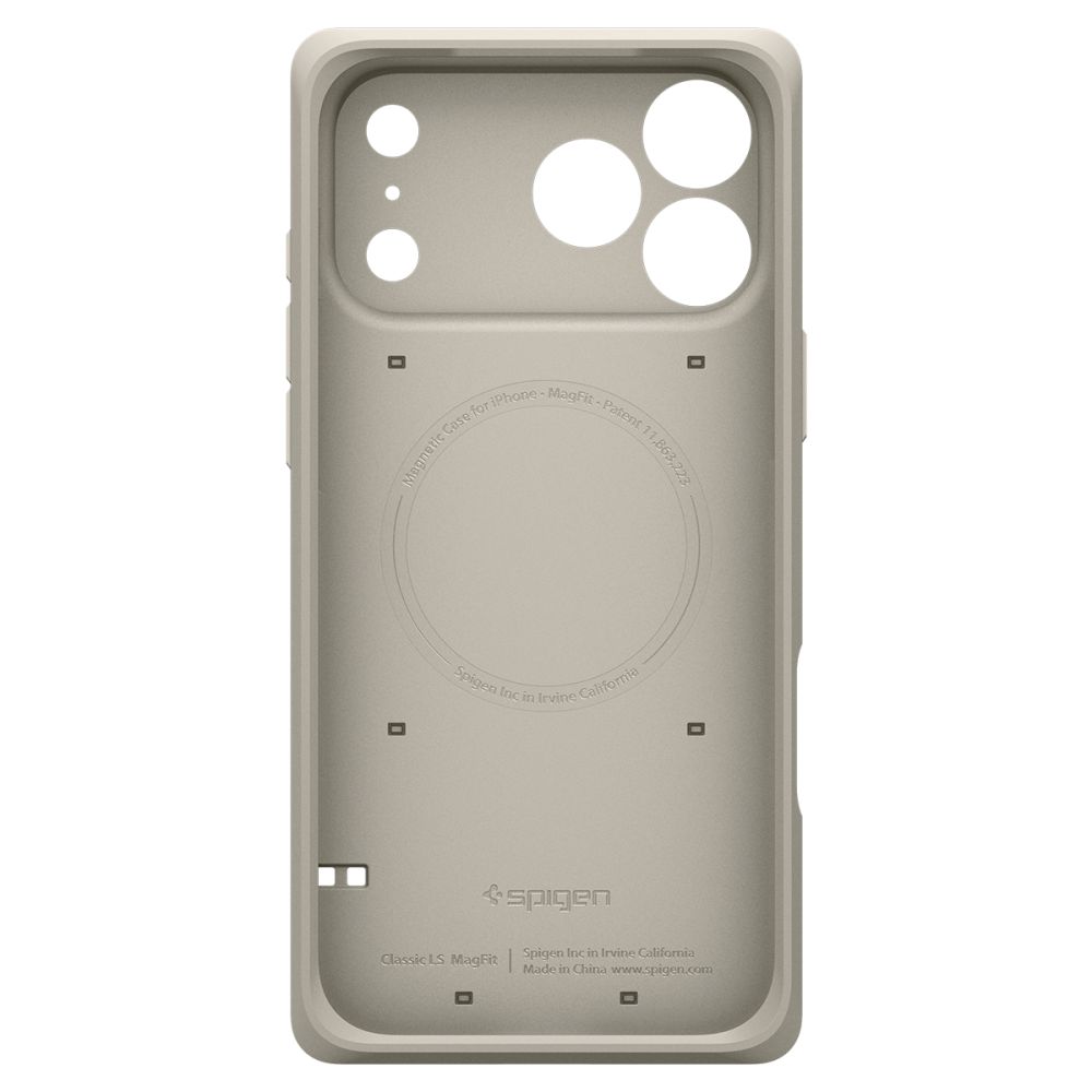 Spigen Spigen iPhone 17 Pro Skal MagSafe Classic LS Stone - Teknikhallen.se