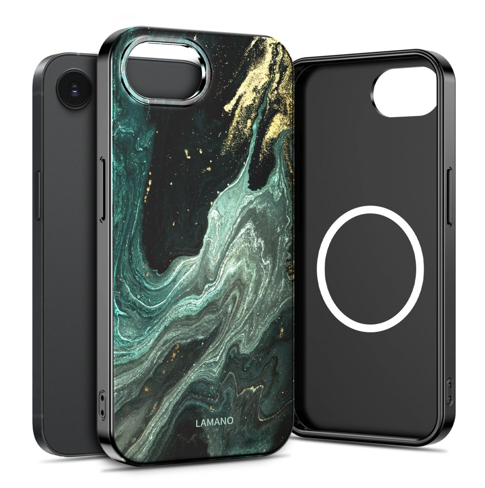 Tech-Protect Tech-Protect iPhone 17e / 16e Skal MagSafe Lamano Verde Aura - Teknikhallen.se