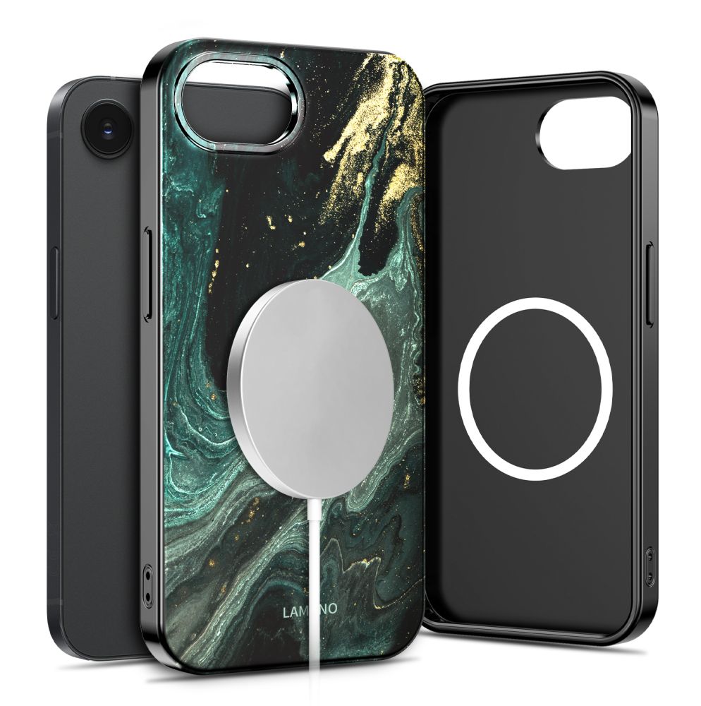 Tech-Protect Tech-Protect iPhone 17e / 16e Skal MagSafe Lamano Verde Aura - Teknikhallen.se