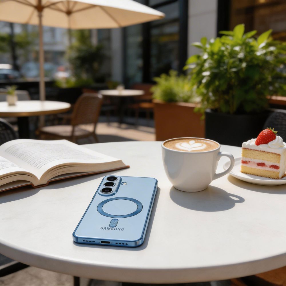 Tech-Protect Tech-Protect Samsung Galaxy S26 Skal MagSafe MagFlex Sky Blue - Teknikhallen.se