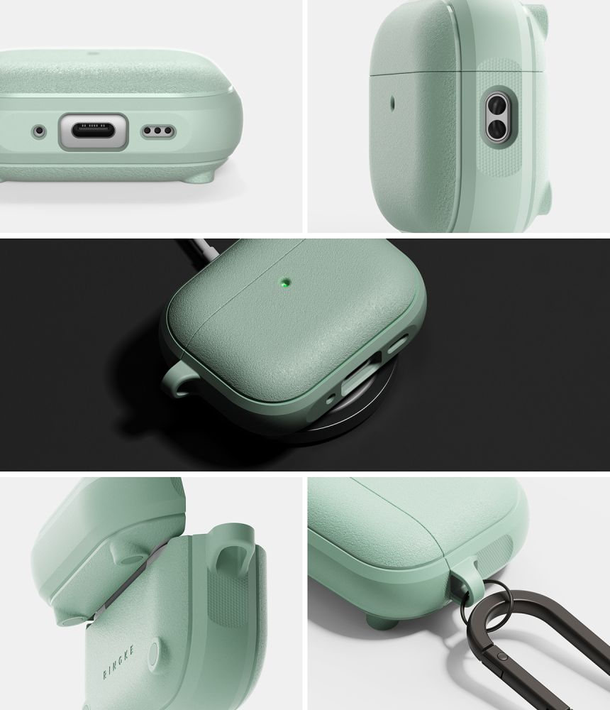 Ringke Ringke AirPods Pro 3 Skal MagSafe Onyx Mint - Teknikhallen.se