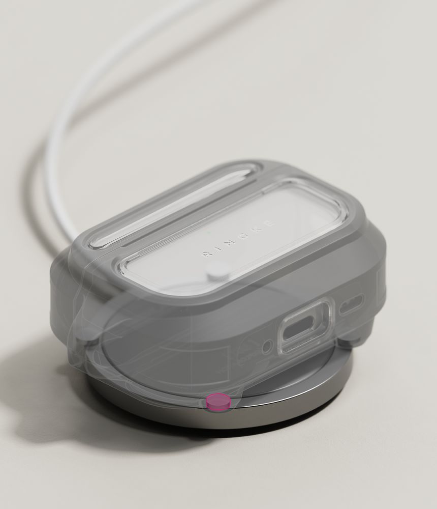 Ringke Ringke AirPods Pro 3 Skal MagSafe UX Svart / Transparent - Teknikhallen.se