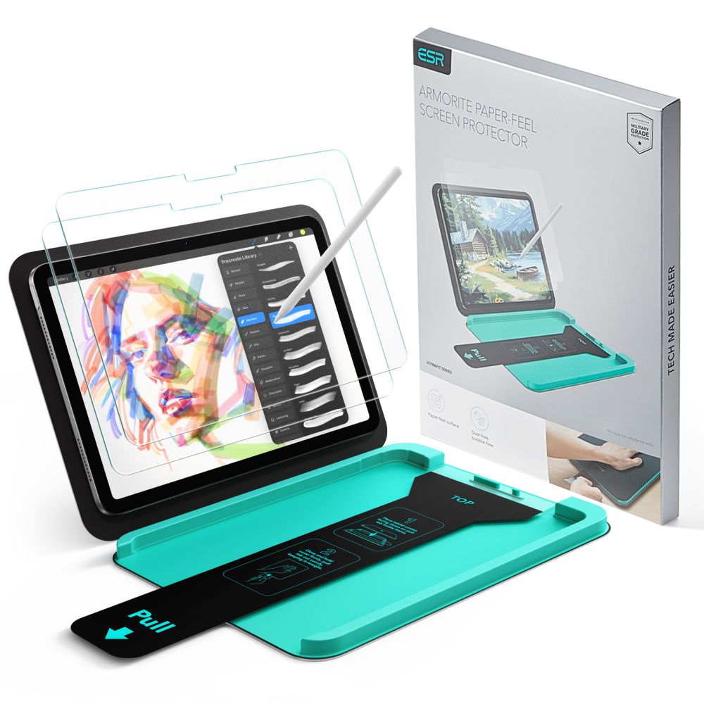 ESR ESR iPad Air 13 2026-2024 2-PACK Skärmskydd Paper Feel - Teknikhallen.se