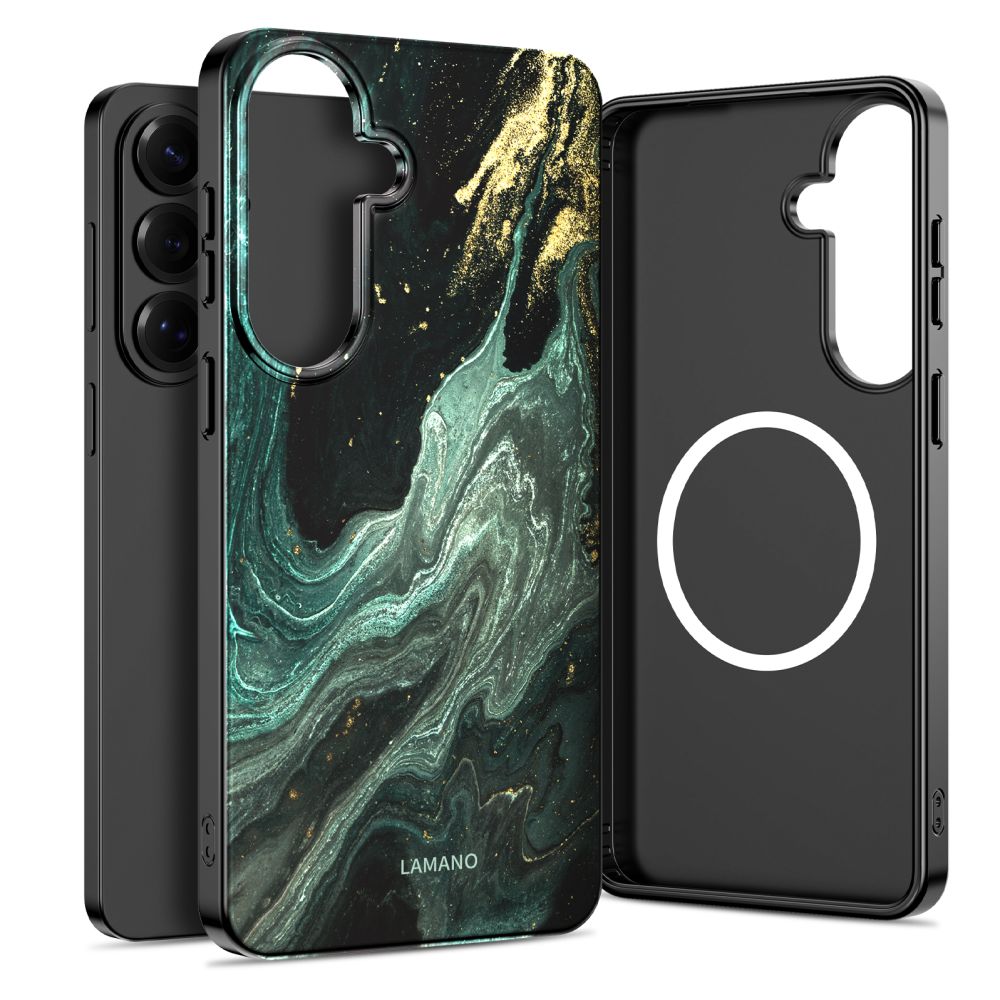 Tech-Protect Tech-Protect Samsung Galaxy S26 Skal MagSafe Lamano Verde Aura - Teknikhallen.se