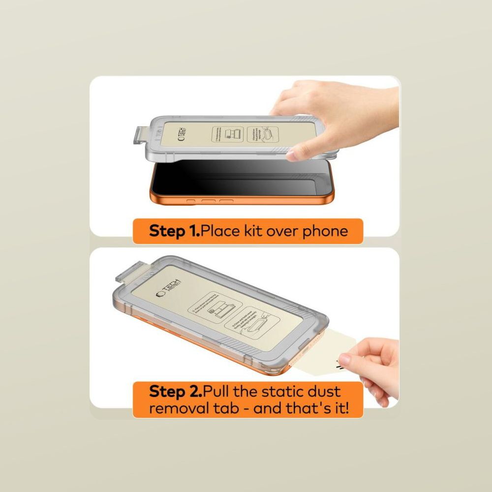 Tech-Protect Tech-Protect Galaxy S26 2-PACK Skärmskydd QuickSet+ Härdat Glas - Teknikhallen.se