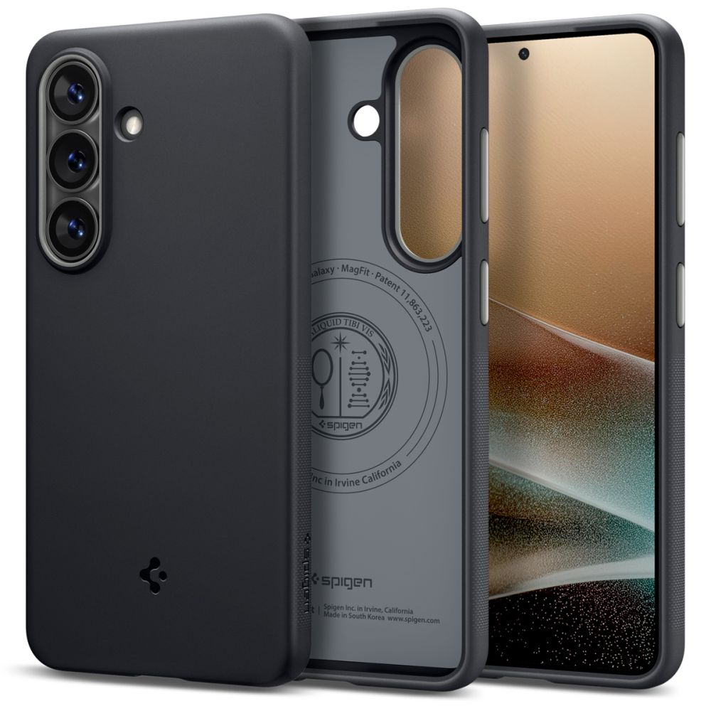 Spigen Spigen Galaxy S26 Skal MagSafe Nano Pop Black Sesame - Teknikhallen.se