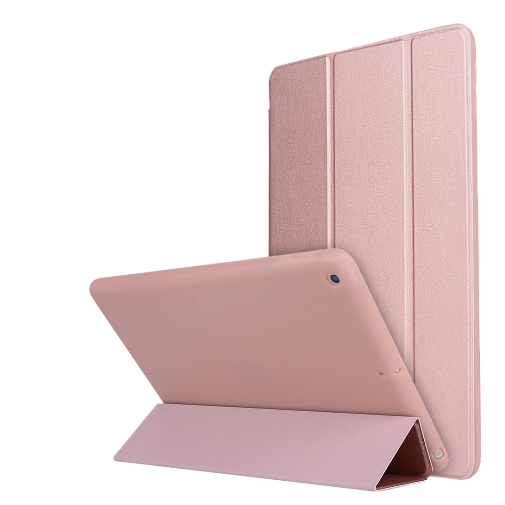  iPad 10.2 2019/2020/2021 Fodral Tri-Fold Rosguld - Teknikhallen.se