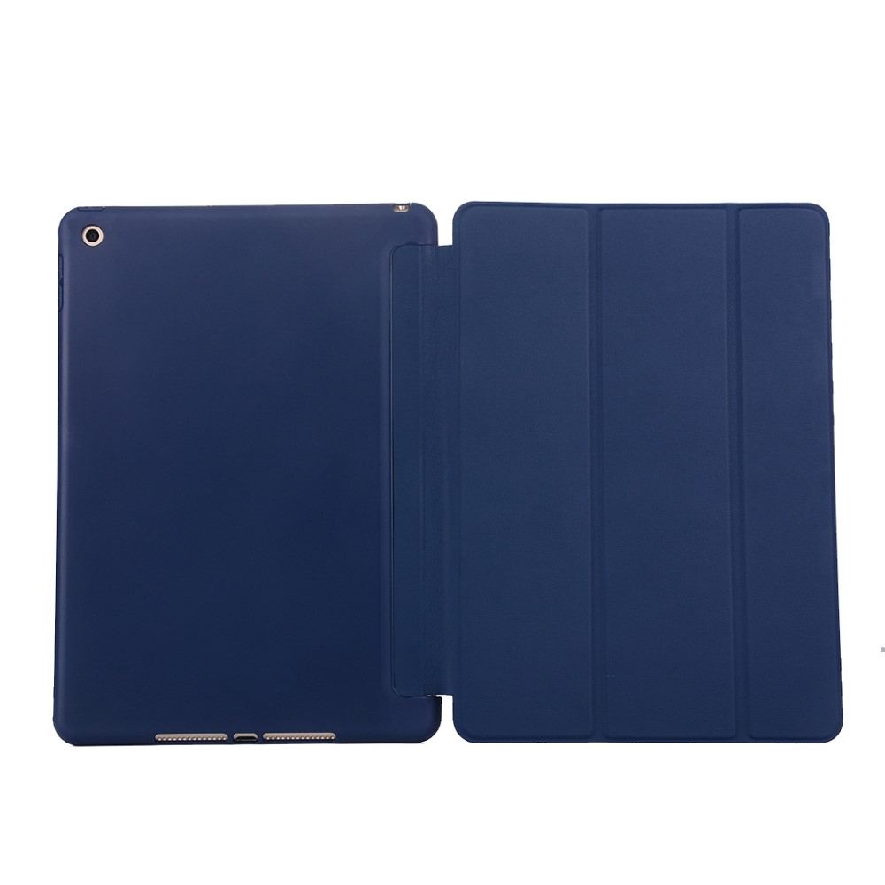  iPad 10.2 2019/2020/2021 Fodral Tri-Fold Mörk Blå - Teknikhallen.se