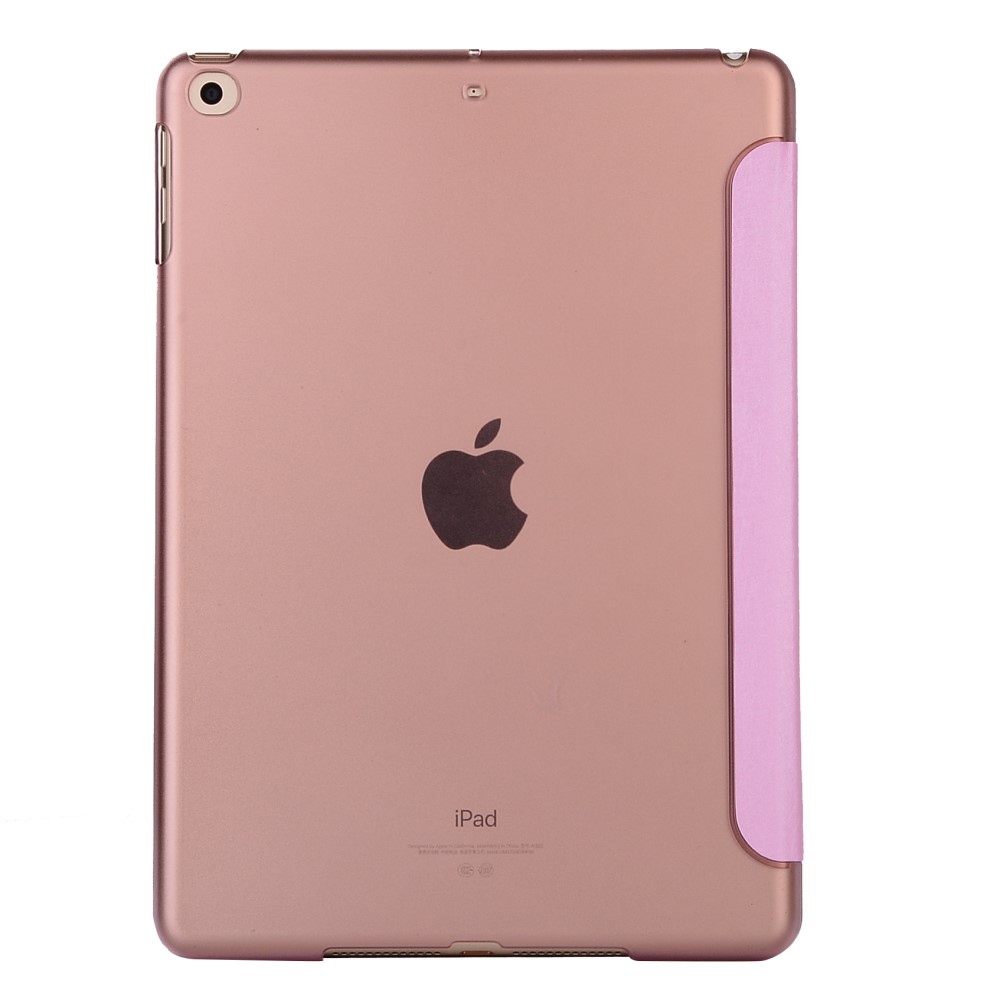  iPad 10.2 2019/2020/2021 Fodral Tri-Fold Ljus Rosa - Teknikhallen.se