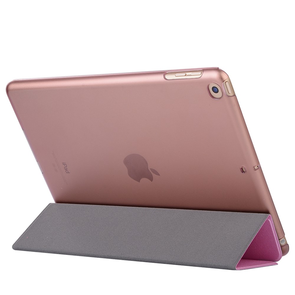  iPad 10.2 2019/2020/2021 Fodral Tri-Fold Ljus Rosa - Teknikhallen.se