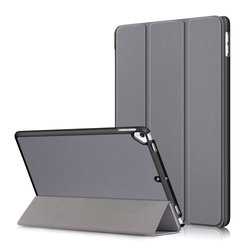  iPad 10.2 2019/2020/2021, iPad Air 10.5, Pro 10.5 Fodral Tri-Fold Grå - Teknikhallen.se