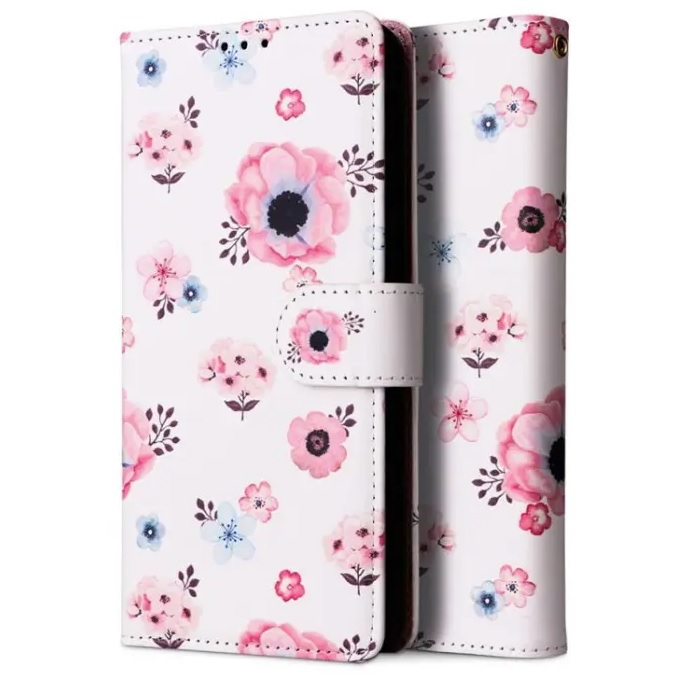 Tech-Protect Tech-Protect Samsung Galaxy A13 4G Fodral Vita Blommor - Teknikhallen.se