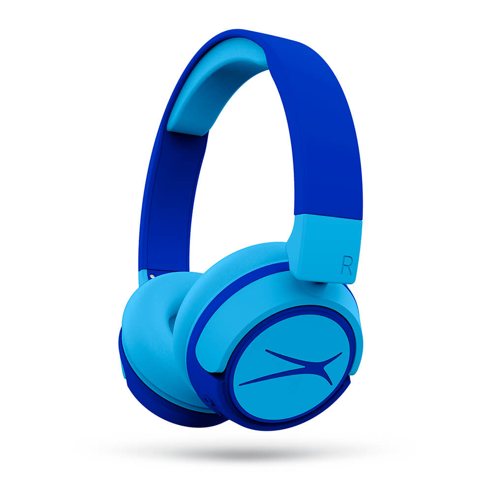 ALTEC LANSING Altec Lansing Trådlösa Barnhörlurar 2in1 On-Ear Blå - Teknikhallen.se