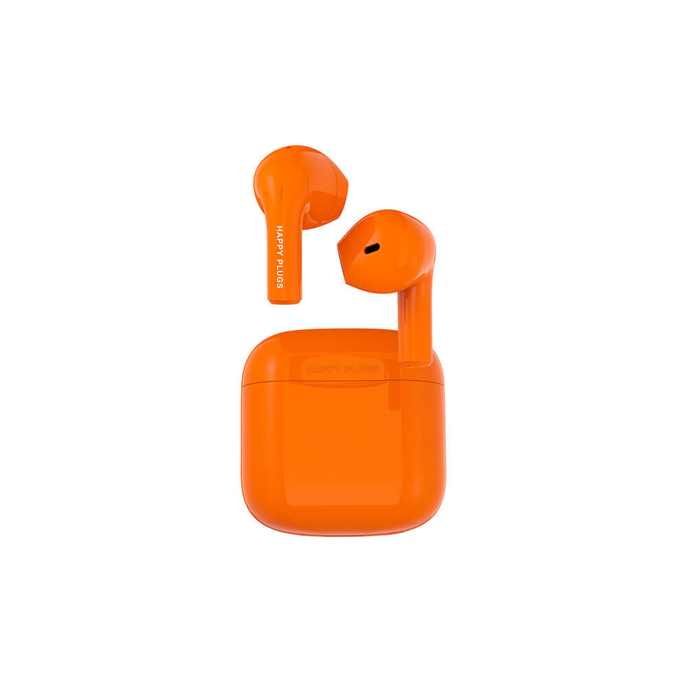 Happy Plugs Happy Plugs Joy Hörlurar In-Ear TWS Orange - Teknikhallen.se