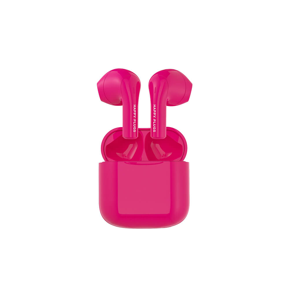 Happy Plugs Happy Plugs Joy Hörlurar In-Ear TWS Cerise - Teknikhallen.se