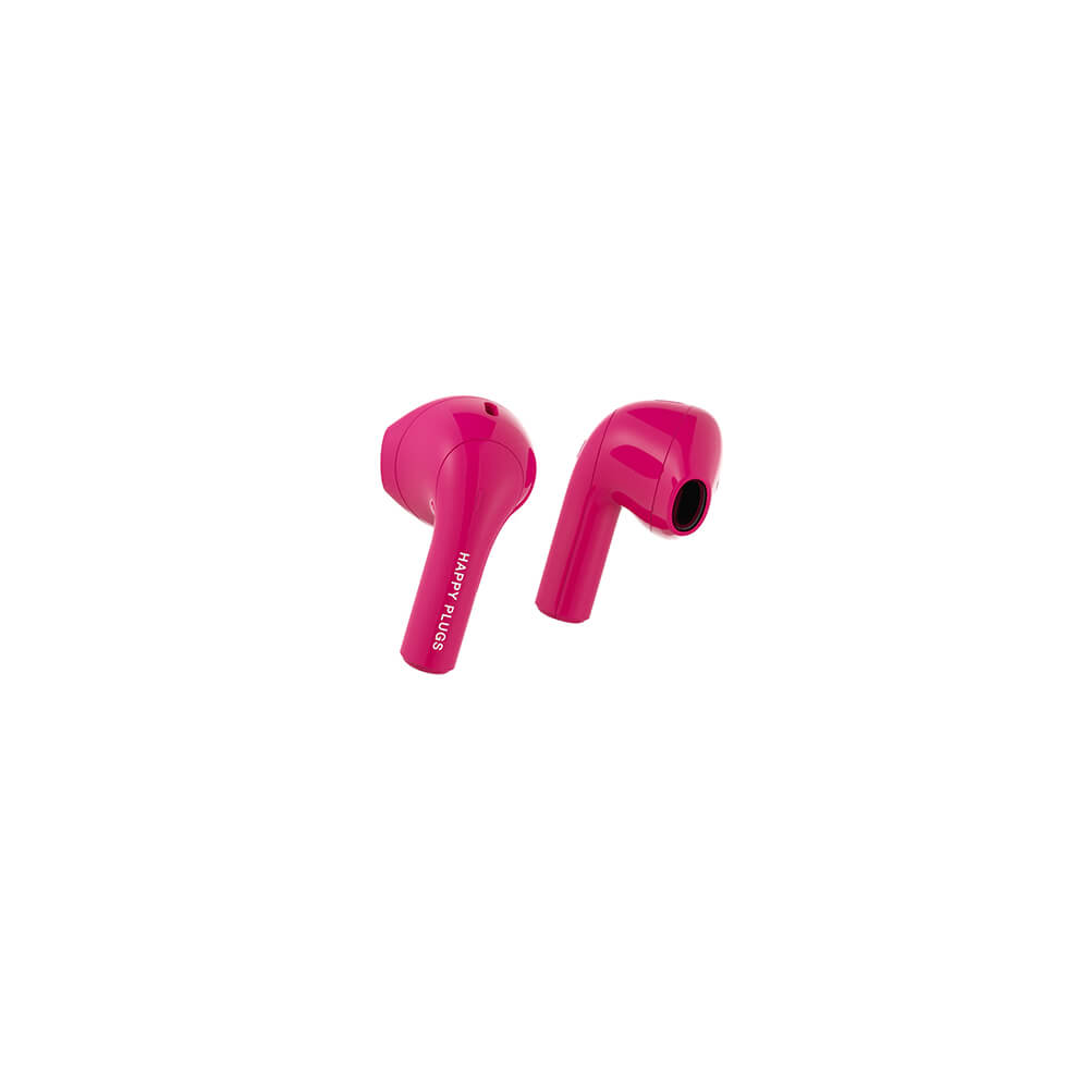 Happy Plugs Happy Plugs Joy Hörlurar In-Ear TWS Cerise - Teknikhallen.se