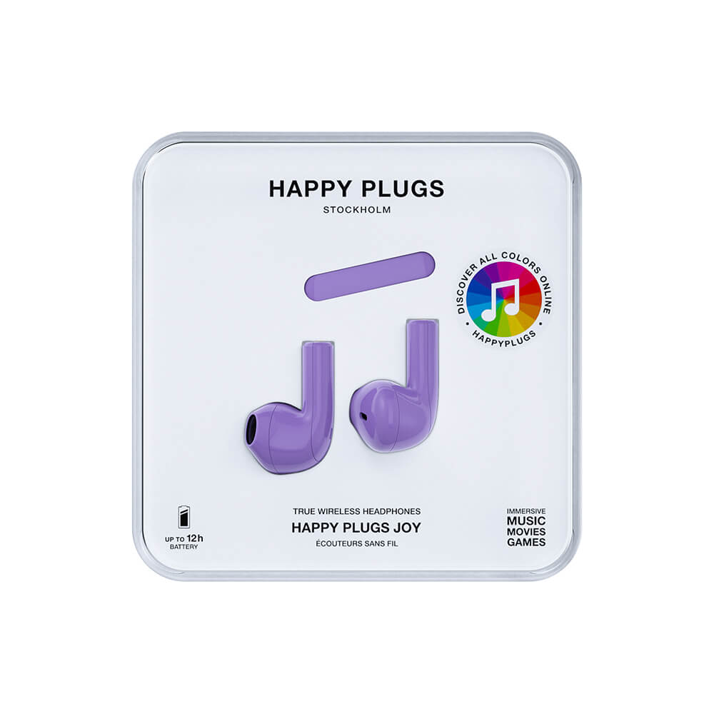 Happy Plugs Happy Plugs Joy Hörlurar In-Ear TWS Lila - Teknikhallen.se