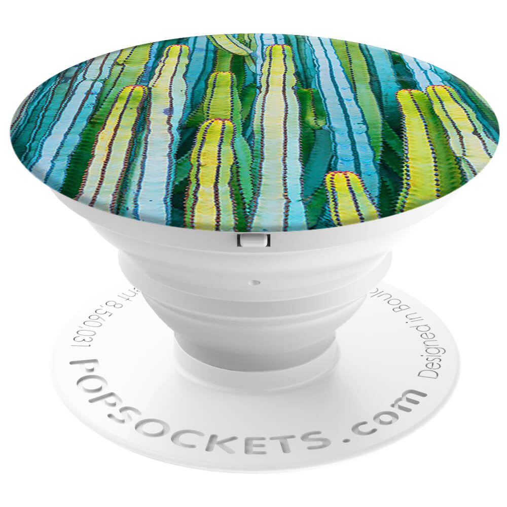 PopSockets PopSockets Grip med Ställfunktion Cactus Patch - Teknikhallen.se