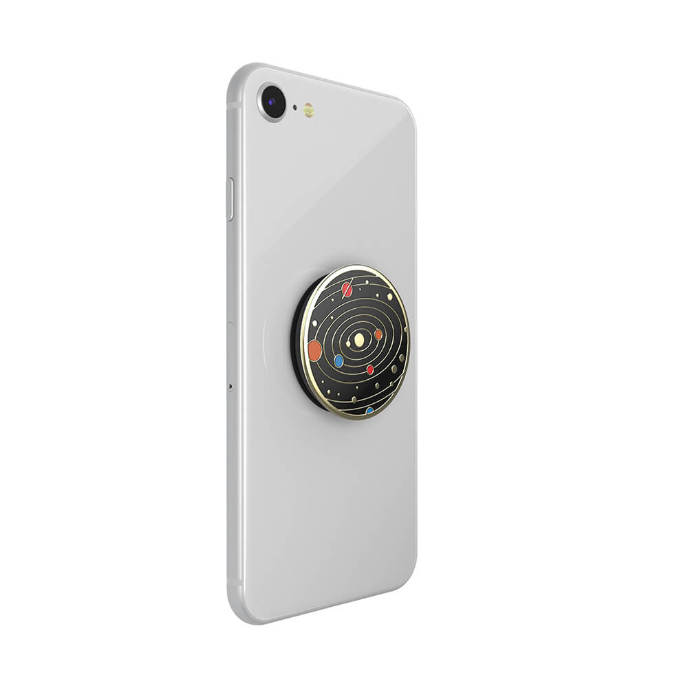 PopSockets PopSockets Avtagbart Grip med Stllfunktion Premium Enamel Solar flare - Teknikhallen.se