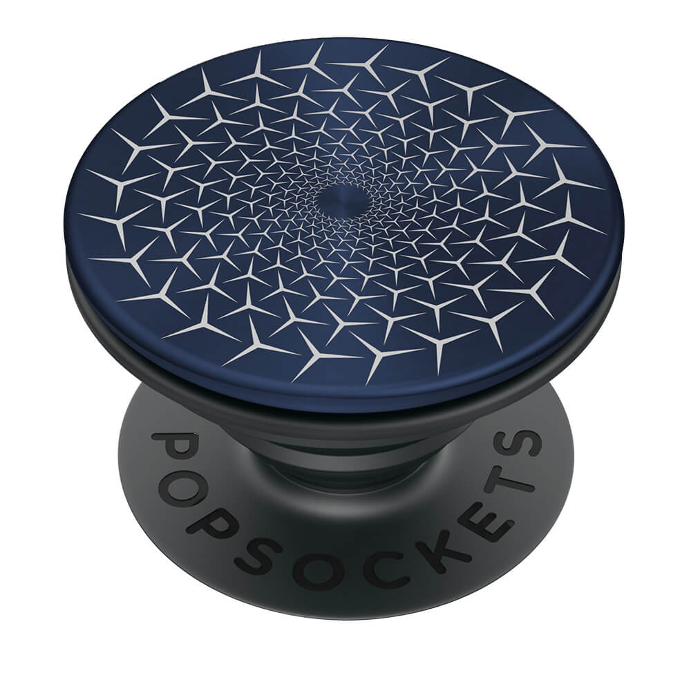 PopSockets PopSockets Avtagbart Grip med Stllfunktion LUXE Spin BackSpin Alum Propeller - Teknikhallen.se