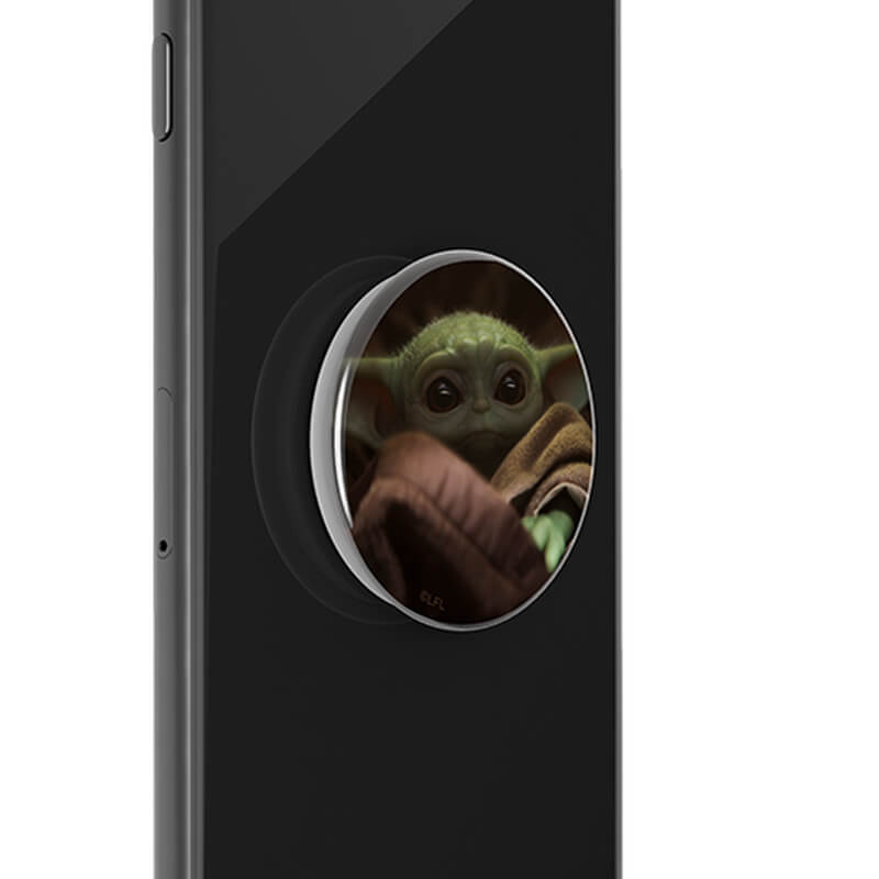 PopSockets PopSockets Avtagbart Grip med Ställfunktion Premium Star Wars Baby Yoda - Teknikhallen.se