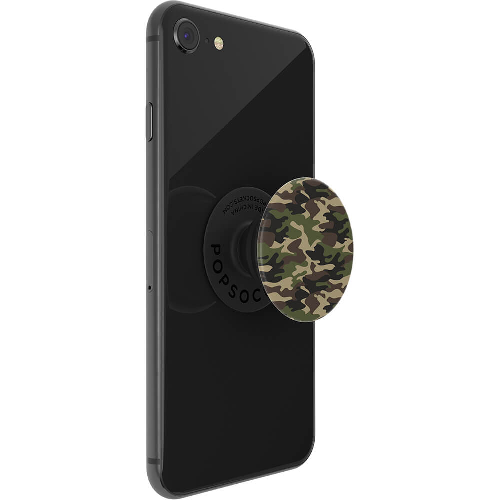 PopSockets PopSockets Avtagbart Grip med Ställfunktion Woodland Camo - Teknikhallen.se