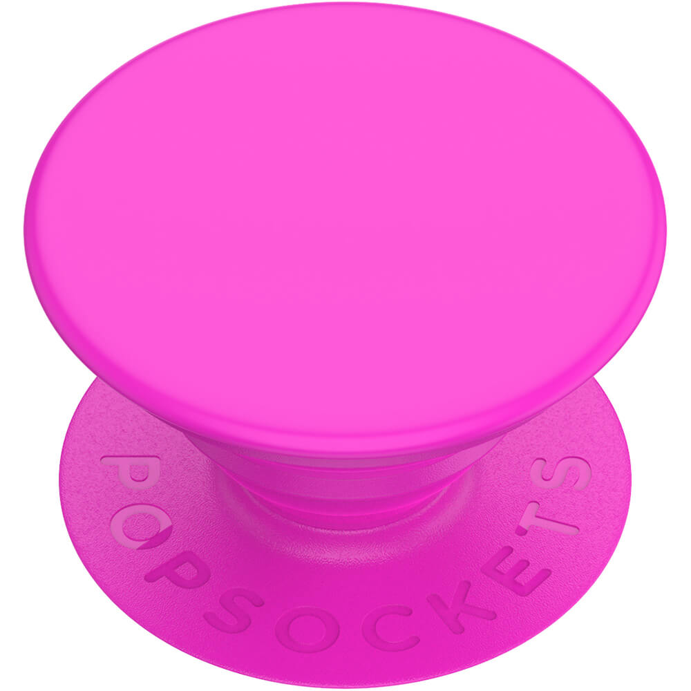 PopSockets PopSockets Avtagbart Grip med Ställfunktion Neon Day Glo Pink - Teknikhallen.se