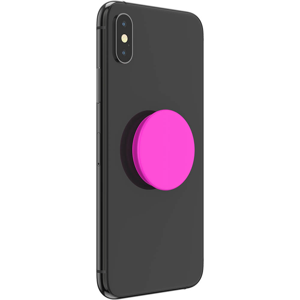 PopSockets PopSockets Avtagbart Grip med Ställfunktion Neon Day Glo Pink - Teknikhallen.se