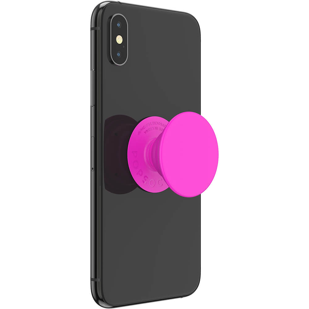 PopSockets PopSockets Avtagbart Grip med Ställfunktion Neon Day Glo Pink - Teknikhallen.se