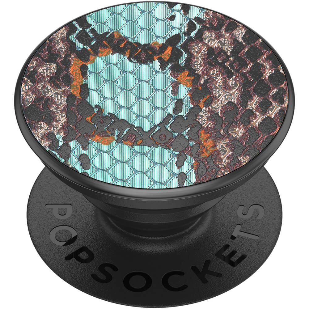 PopSockets PopSockets Avtagbart Grip med Ställfunktion LUXE Embossed Metal Water Snake - Teknikhallen.se