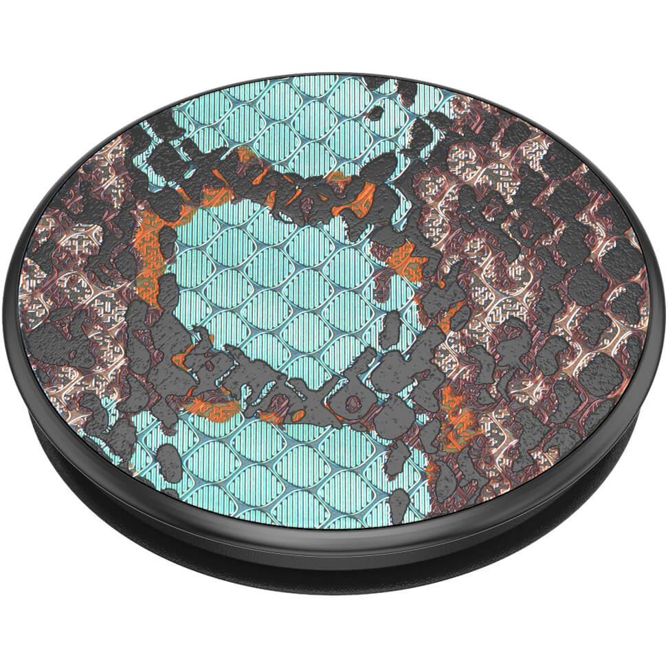 PopSockets PopSockets Avtagbart Grip med Ställfunktion LUXE Embossed Metal Water Snake - Teknikhallen.se