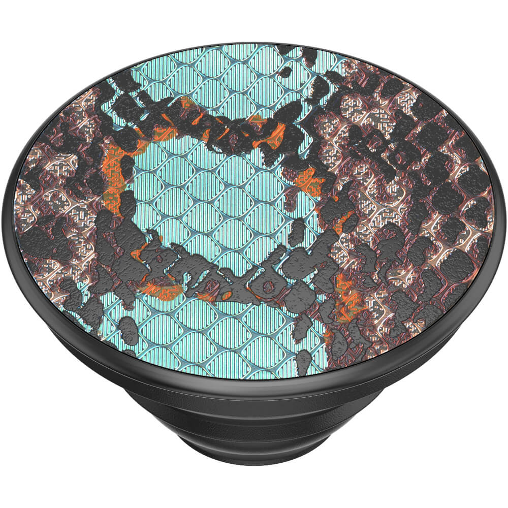 PopSockets PopSockets Avtagbart Grip med Ställfunktion LUXE Embossed Metal Water Snake - Teknikhallen.se