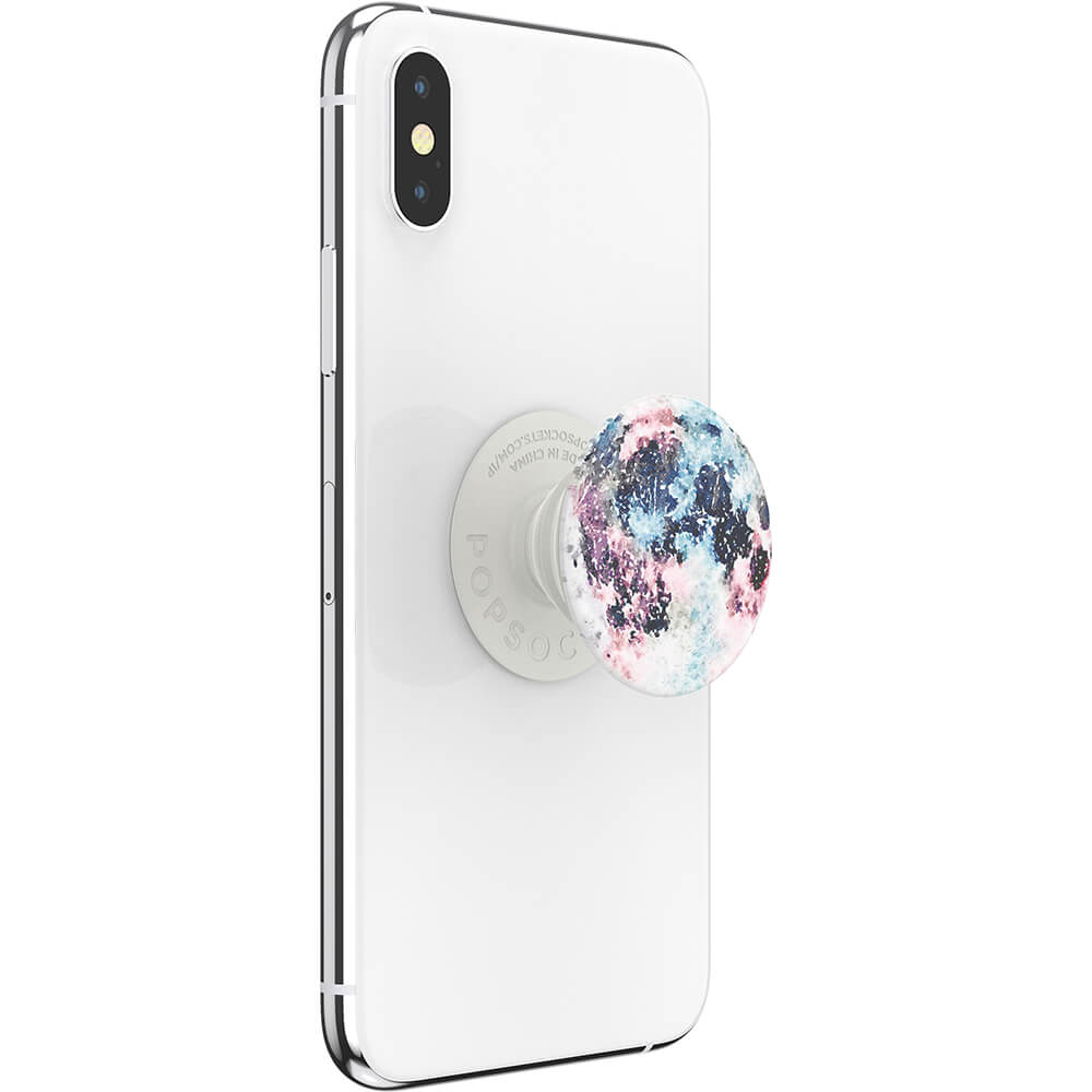 PopSockets PopSockets Avtagbart Grip med Stllfunktion Pink Moon - Teknikhallen.se