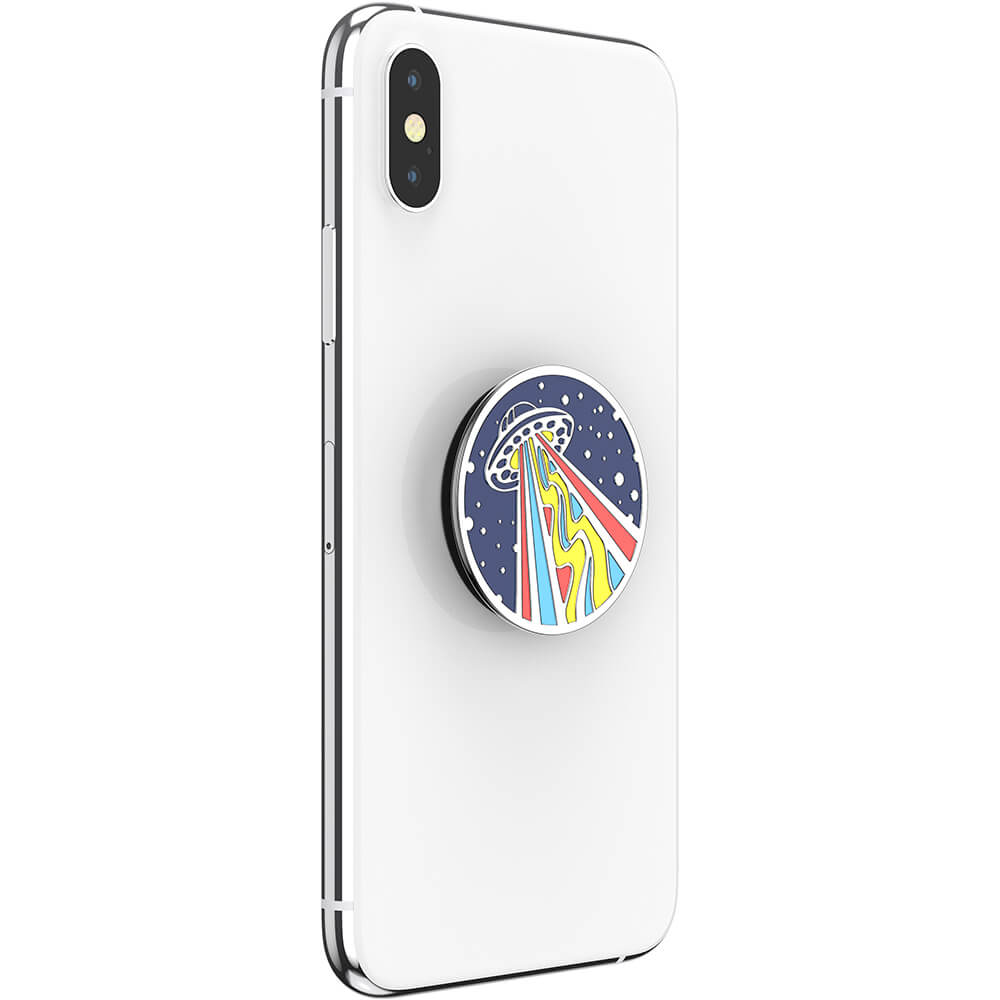 PopSockets PopSockets Avtagbart Grip med Ställfunktion Premium Enamel Outta This World Navy - Teknikhallen.se