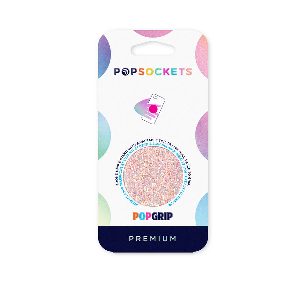 PopSockets PopSockets Avtagbart Grip med Stllfunktion Premium Sparkle Rose - Teknikhallen.se