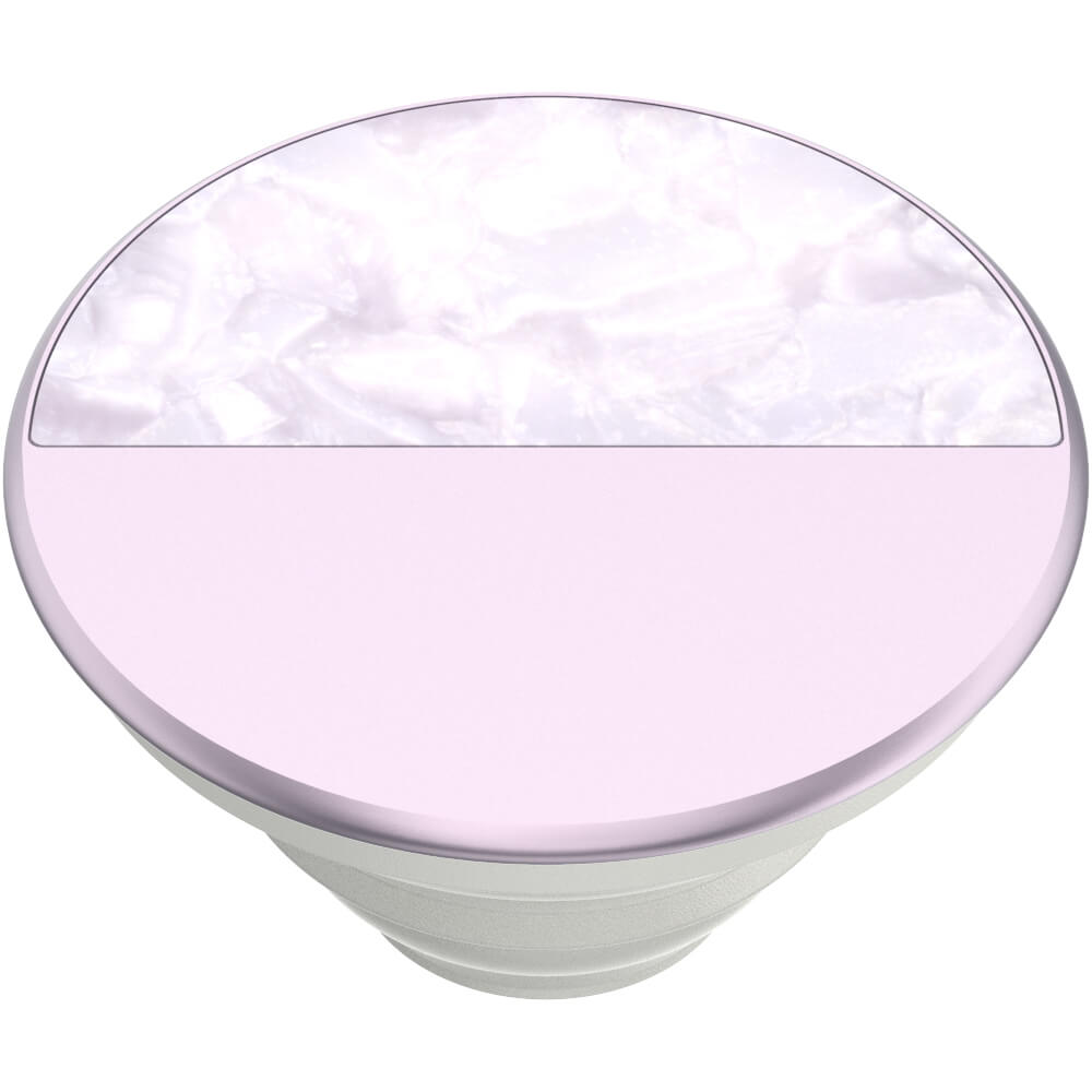 PopSockets PopSockets Avtagbart Grip med Ställfunktion LUXE Glam Inlay Acetate Lilac - Teknikhallen.se