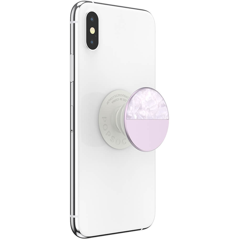 PopSockets PopSockets Avtagbart Grip med Ställfunktion LUXE Glam Inlay Acetate Lilac - Teknikhallen.se