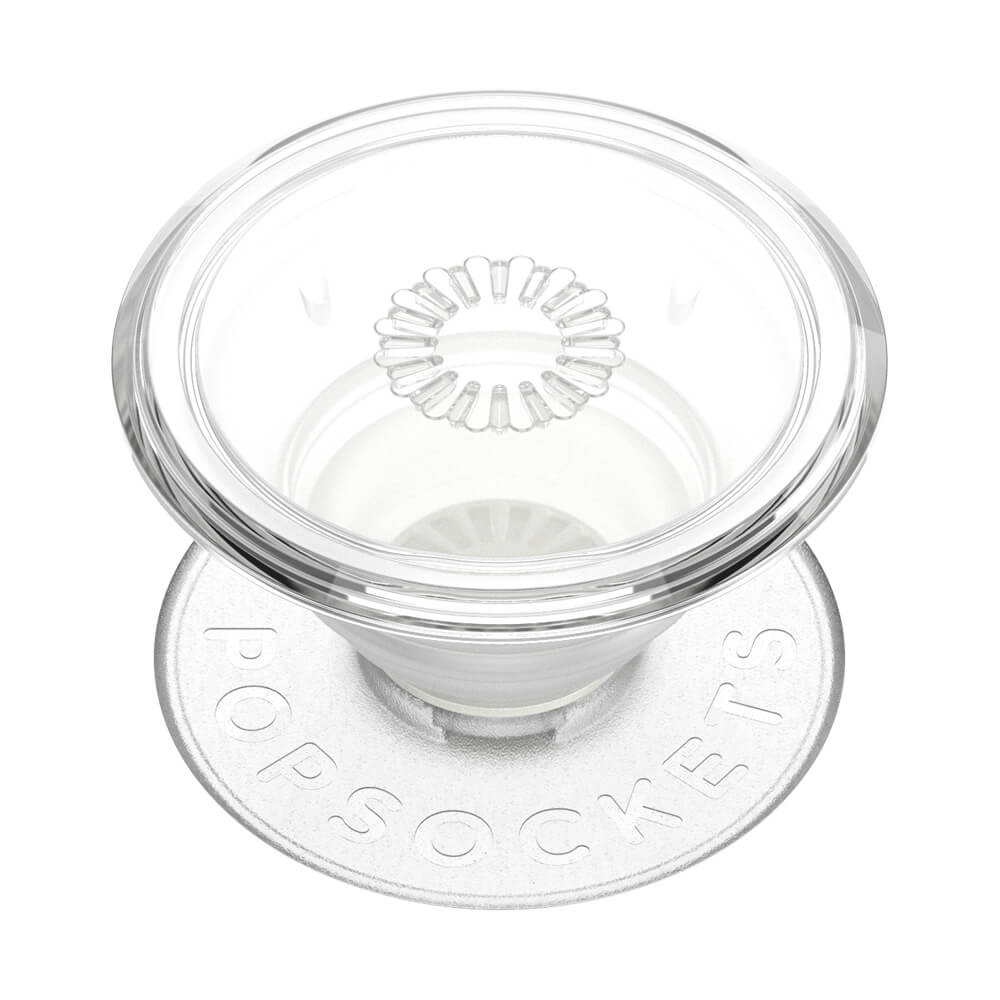 PopSockets PopSockets Avtagbart Grip med Ställfunktion Clear - Teknikhallen.se