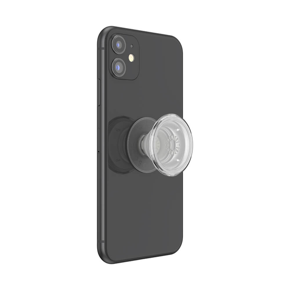 PopSockets PopSockets Avtagbart Grip med Ställfunktion Clear - Teknikhallen.se