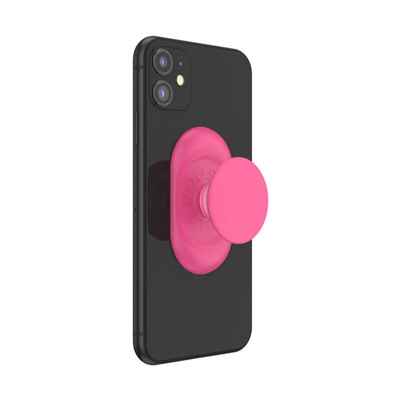 PopSockets PopSockets Pocketable Avtagbart Grip med Stllfunktion Neon Pink - Teknikhallen.se