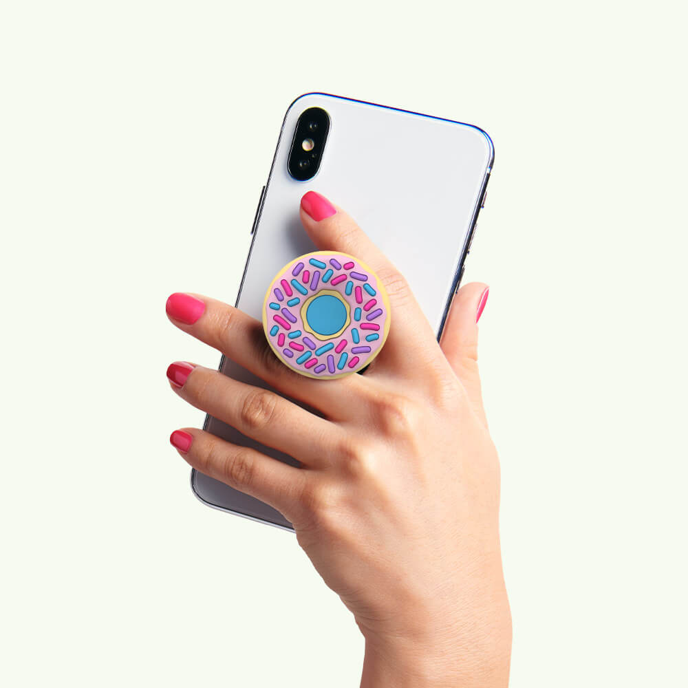 PopSockets PopSockets Avtagbart Grip med Ställfunktion Premium PopOuts D'ohnut - Teknikhallen.se