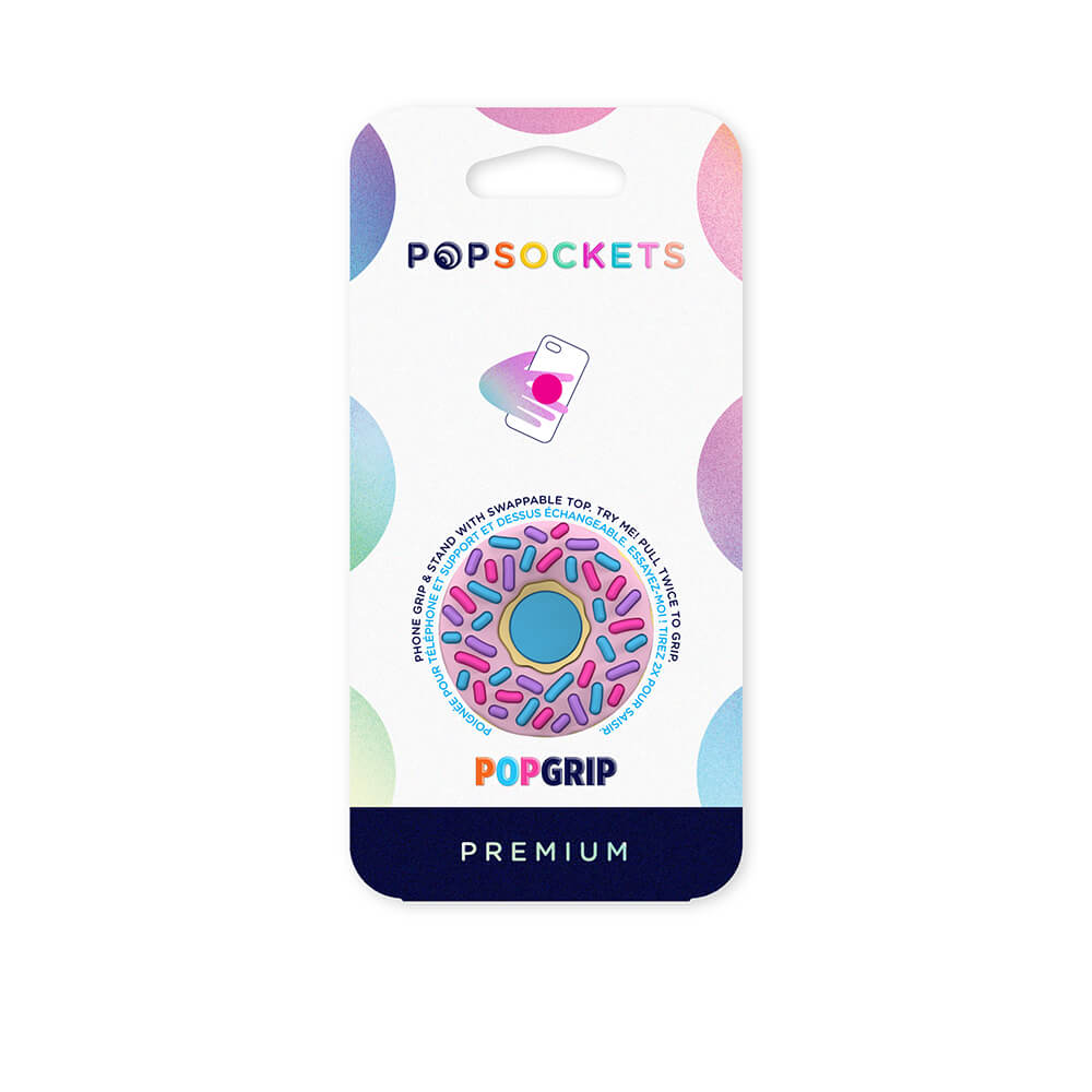 PopSockets PopSockets Avtagbart Grip med Ställfunktion Premium PopOuts D'ohnut - Teknikhallen.se