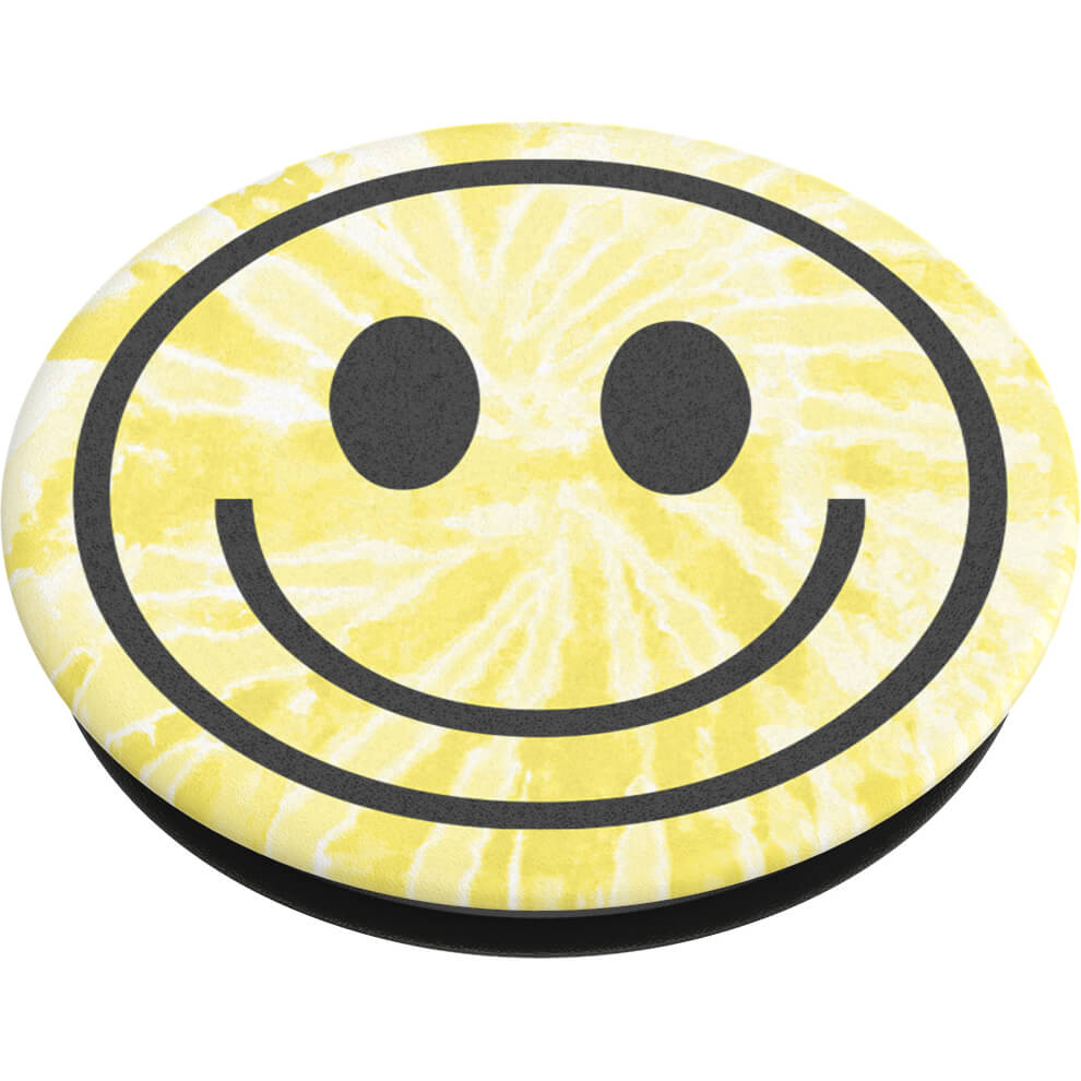 PopSockets PopSockets Avtagbart Grip med Ställfunktion Tie Dye Smiley - Teknikhallen.se