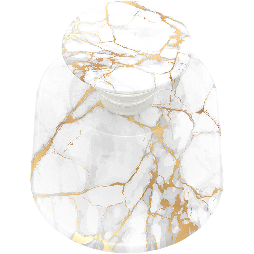 PopSockets PopSockets PopGrip För MagSafe Guld Lutz Marble - Teknikhallen.se