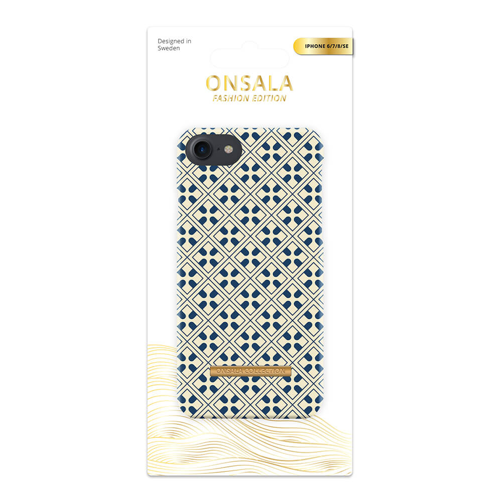 Onsala ONSALA iPhone 6/7/8/SE Mobilskal Soft Blue Marocco - Teknikhallen.se