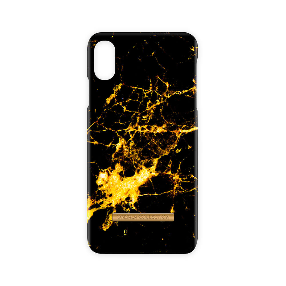 Onsala ONSALA iPhone XS Max Mobilskal Shine Goldmine Marble - Teknikhallen.se