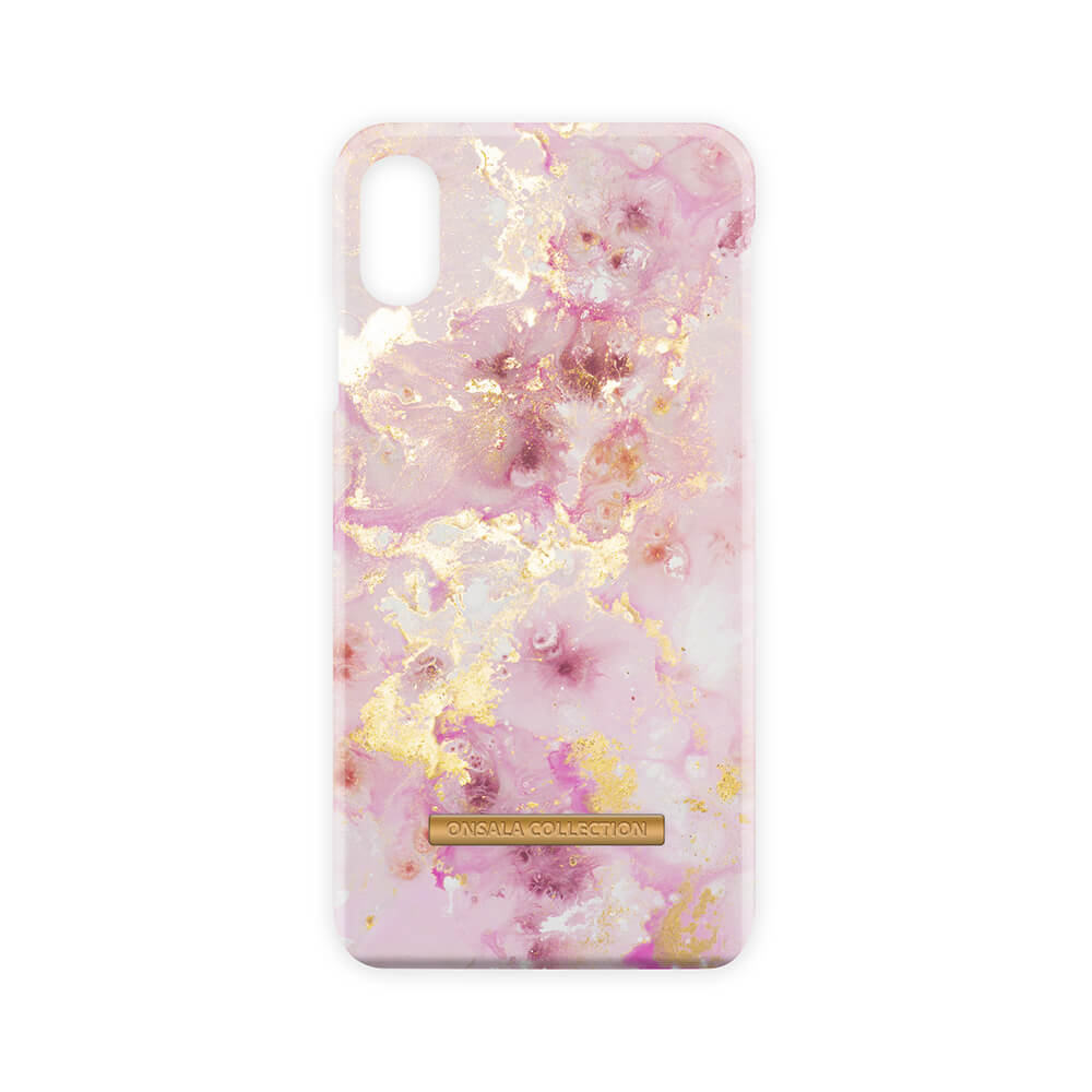 Onsala ONSALA iPhone XS Max Mobilskal Soft RoseGold Marble - Teknikhallen.se