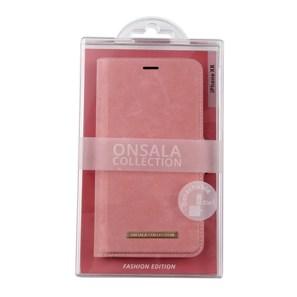 Onsala ONSALA iPhone XR 2in1 Magnet Fodral / Skal Dusty Pink - Teknikhallen.se