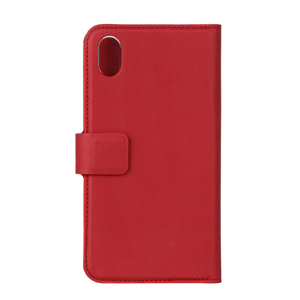 Onsala ONSALA iPhone XR 2in1 Magnet Fodral / Skal Saffiano Red - Teknikhallen.se